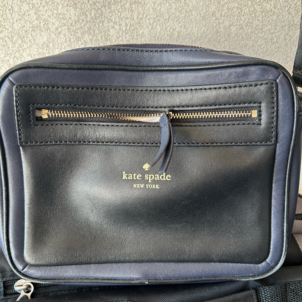 Kate Spade Navy and Black Women's Cross Body Bag
